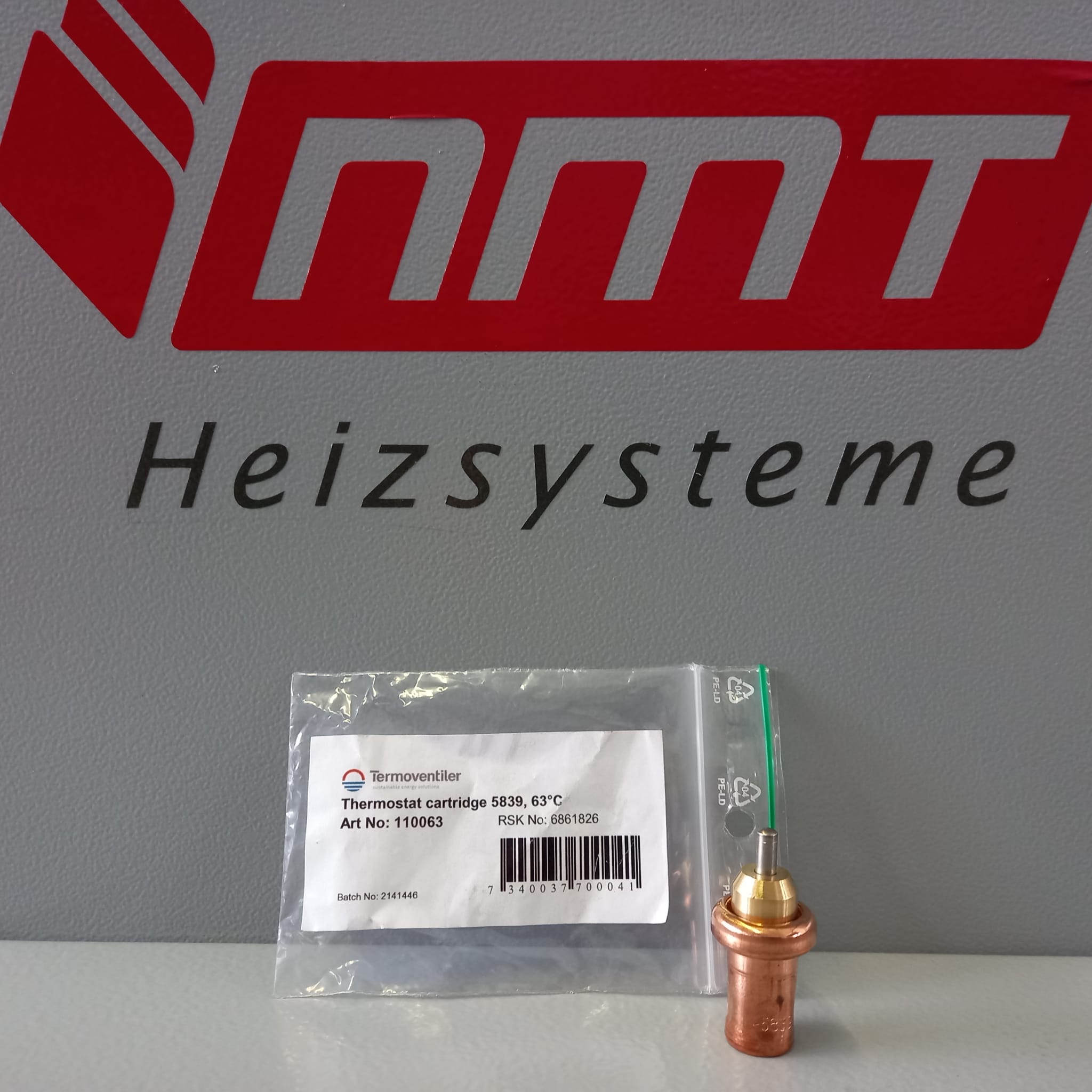 Thermoelement 63 °C für Laddomat Nr. 5839