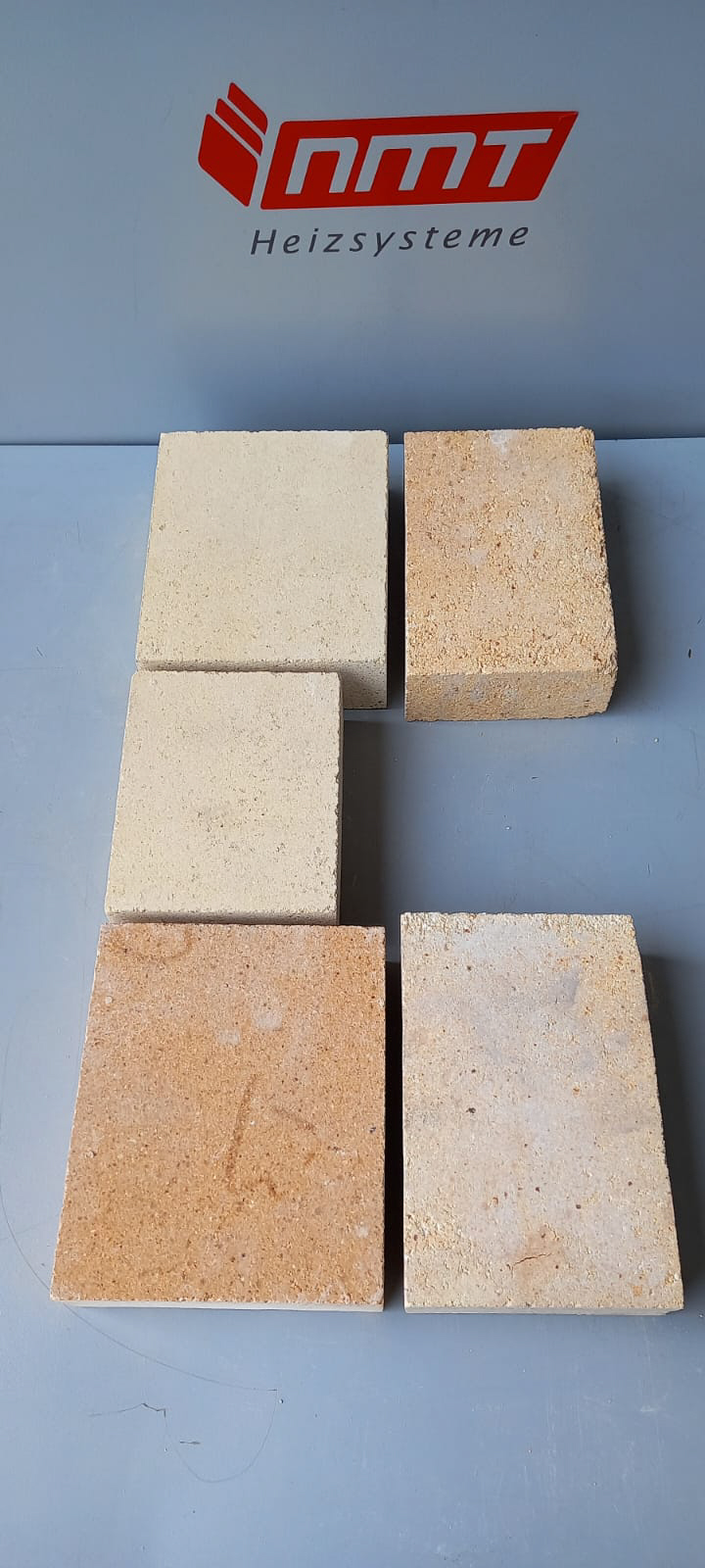 Schamott Set mittlere Schicht HVGIII/HVGP 15/20 5-teilig (bestehend aus: 2xNr.5, 1xNr.8, 2xNr.10) bis BJ 06/21