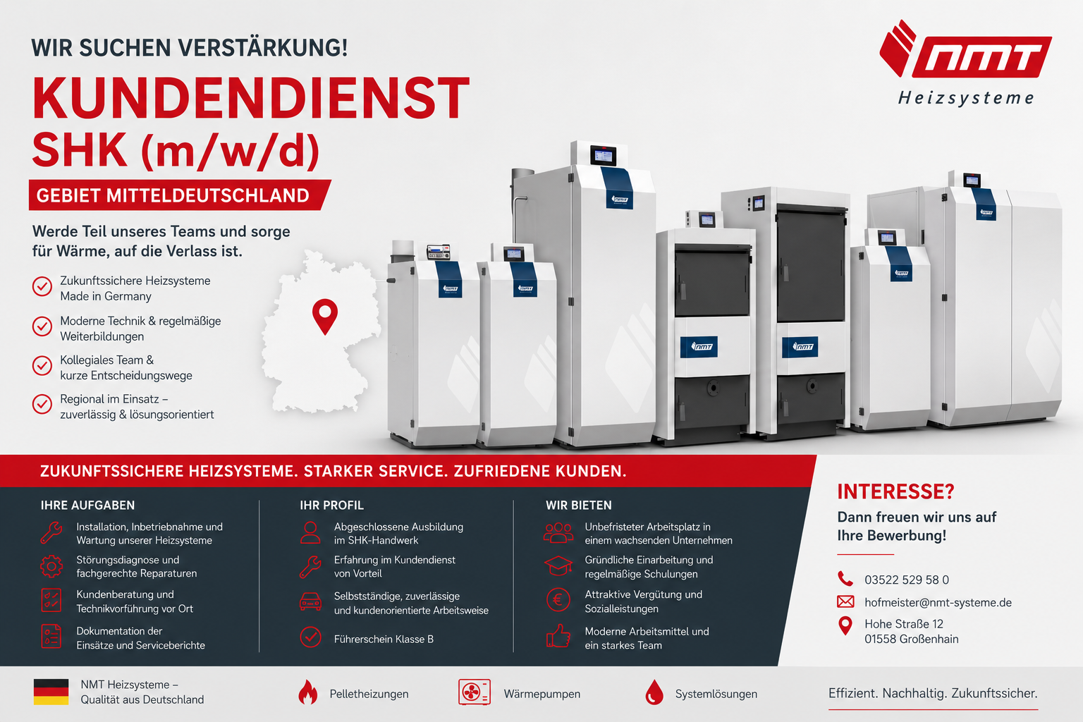 Kundendienst SHK (m/w/d) – Gebiet Mitteldeutschland